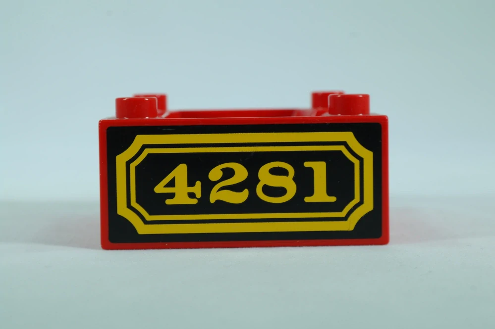 LEGO® DUPLO® základna tendru/kabiny s nápisem 4281