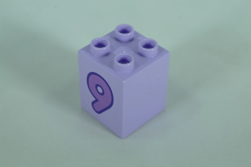 LEGO® DUPLO® čísla 2x2x2 levandulová - 9