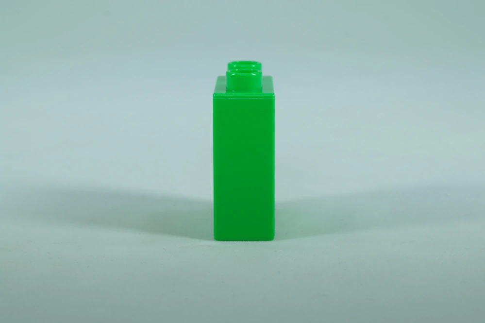 LEGO® DUPLO® kostka/cihla 1x2x2 jasně zelená