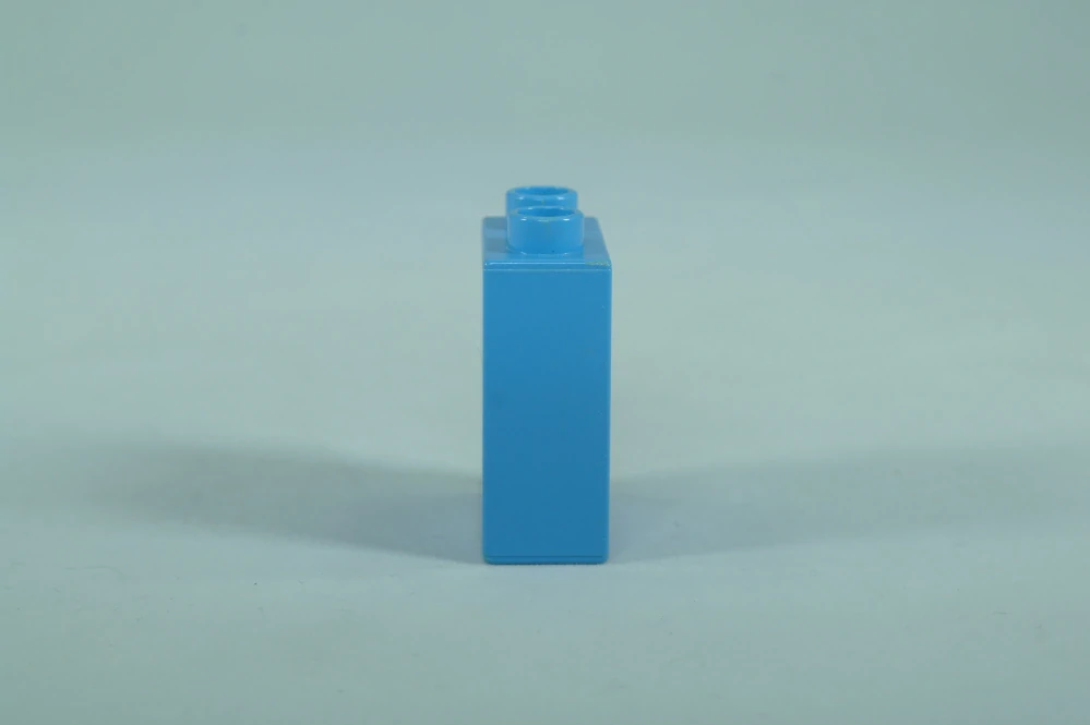 LEGO® DUPLO® kostka/cihla 1x2x2 středně modrá