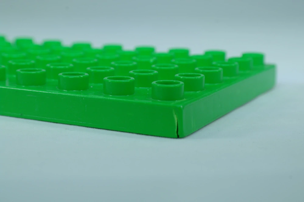 LEGO® DUPLO® deska 6x12 - jasně zelená POŠKOZENÁ 