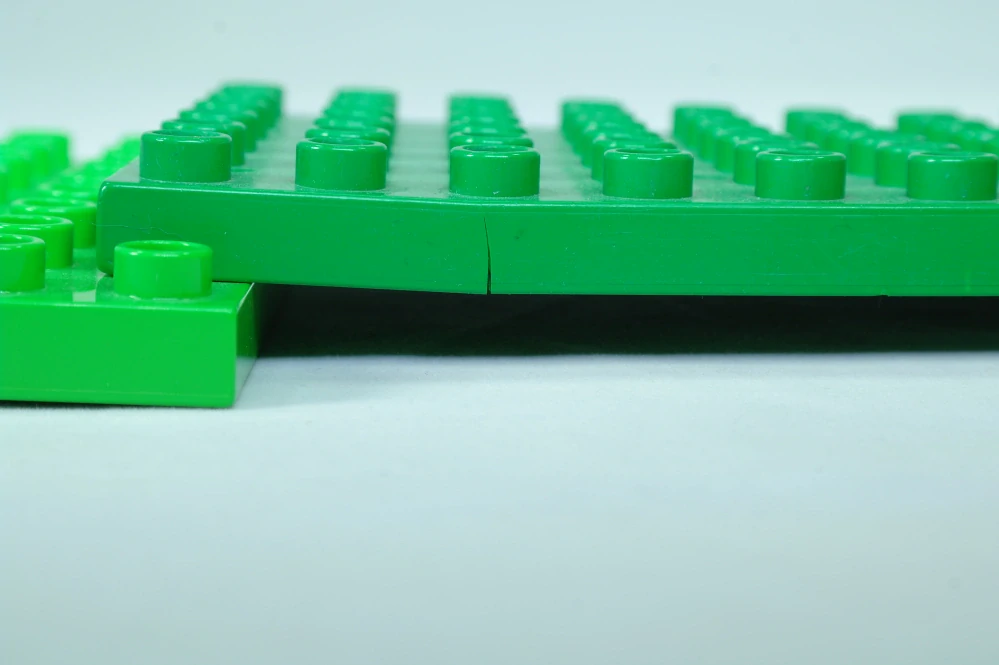 LEGO® DUPLO® deska 6x12 - zelená POŠKOZENÁ
