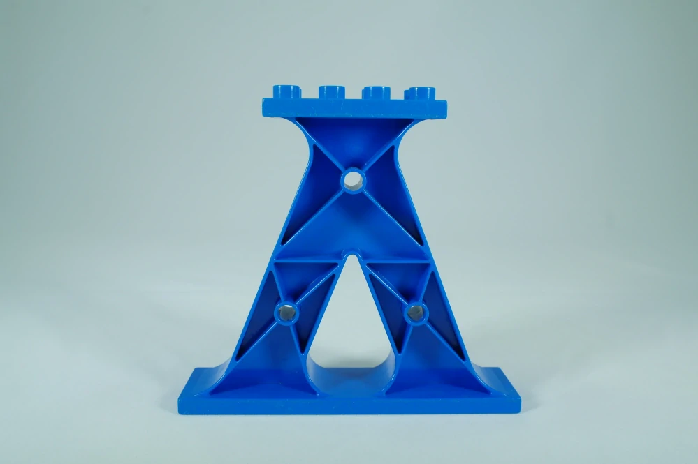 LEGO® DUPLO® podpora mostu, jeřábu. Nosník násypky - modrý