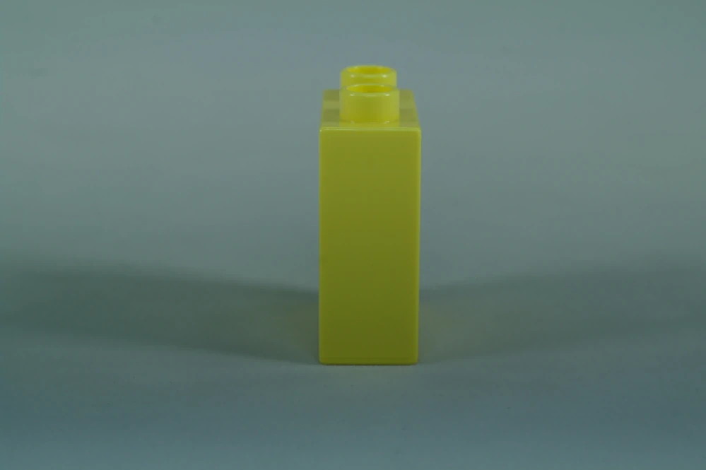 LEGO® DUPLO® kostka/cihla 1x2x2 jasně světle žlutá