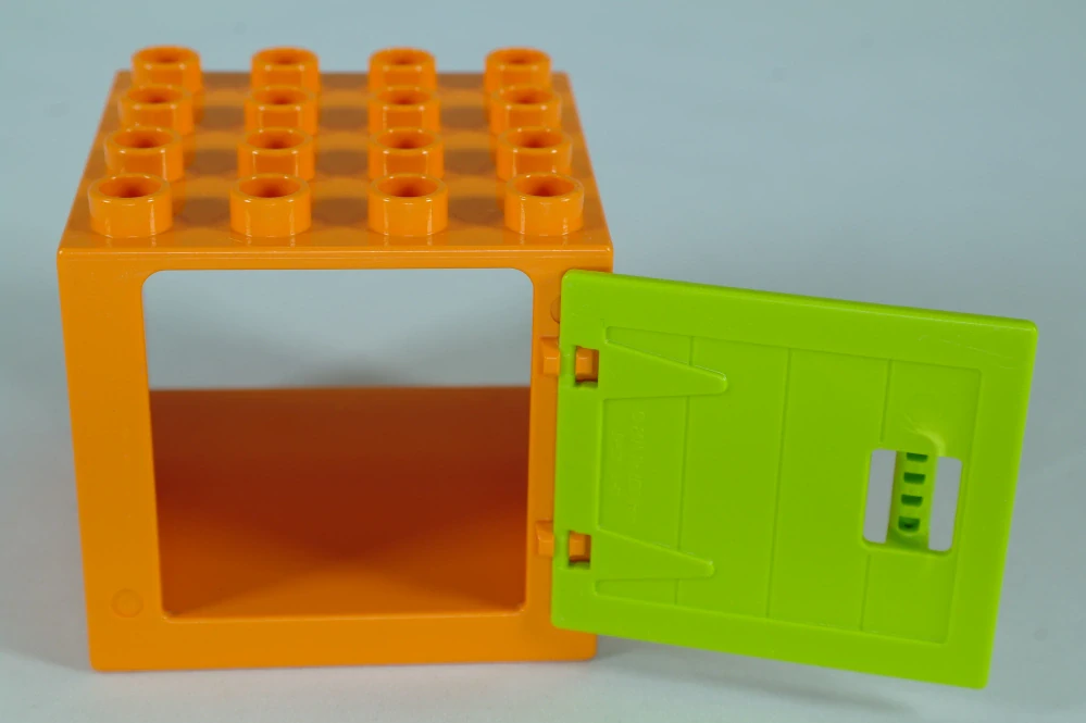 LEGO® DUPLO® okno, dveře. Dveřní/okenní rám 4x4x3