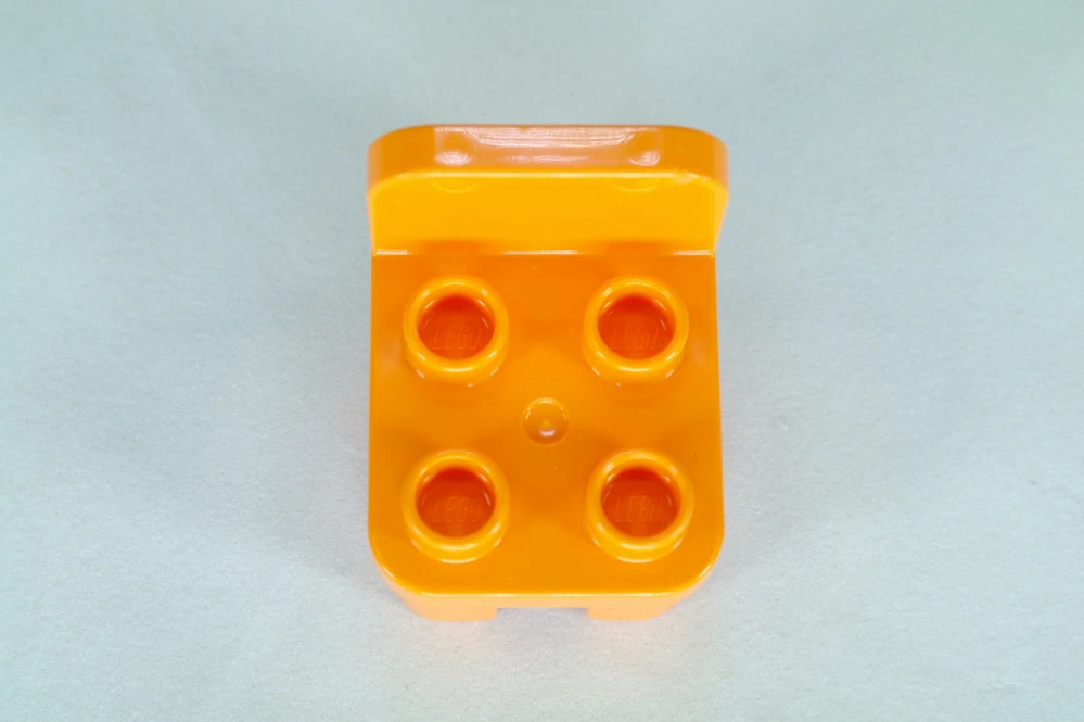 LEGO® DUPLO® židle, zaoblené opěradlo - oranžová
