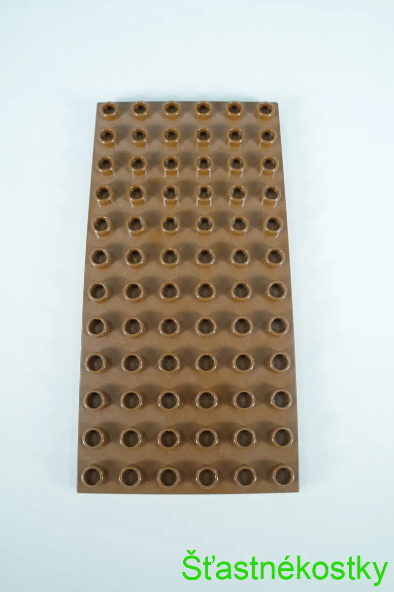 LEGO® DUPLO® deska 6x12 - hnědá