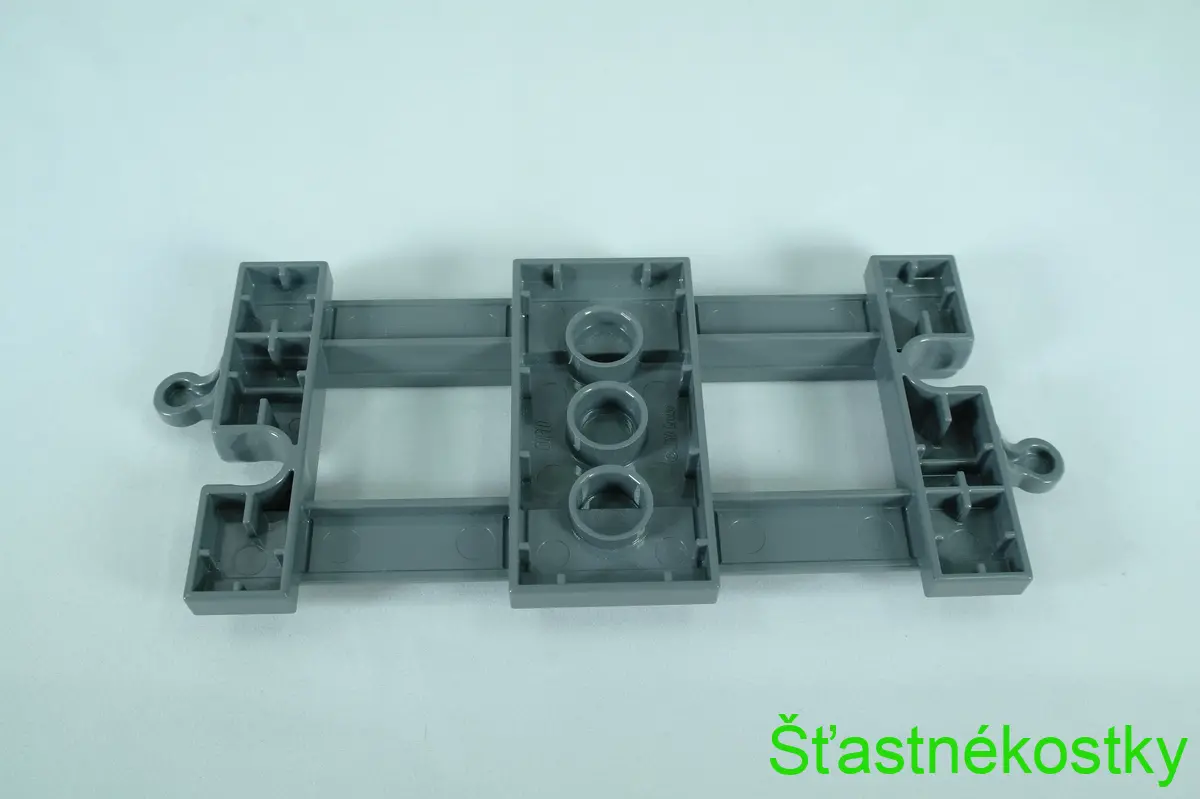 LEGO® DUPLO® kolej rovná - tmavě modravě šedá