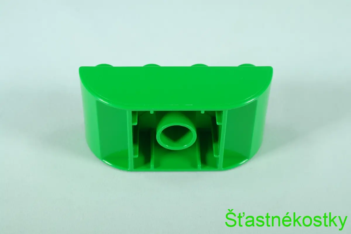 LEGO® DUPLO® cihla 2x4 sklon zakřivený obrácený dvojitý