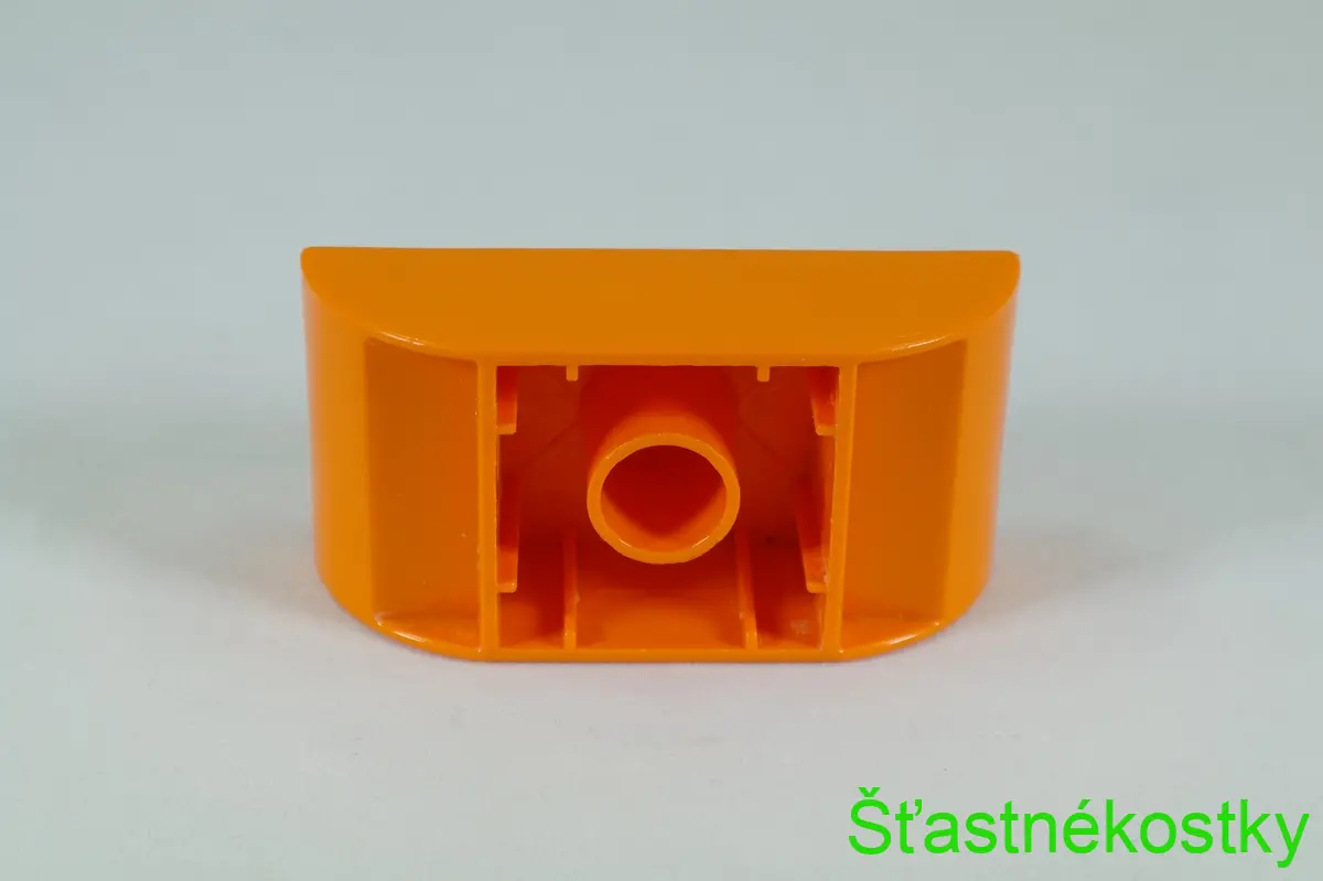 LEGO® DUPLO® cihla 2x4 sklon zakřivený obrácený dvojitý
