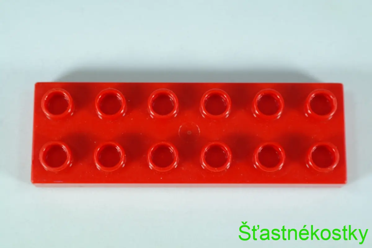 LEGO® DUPLO® kostka/deska 2x6 tenká