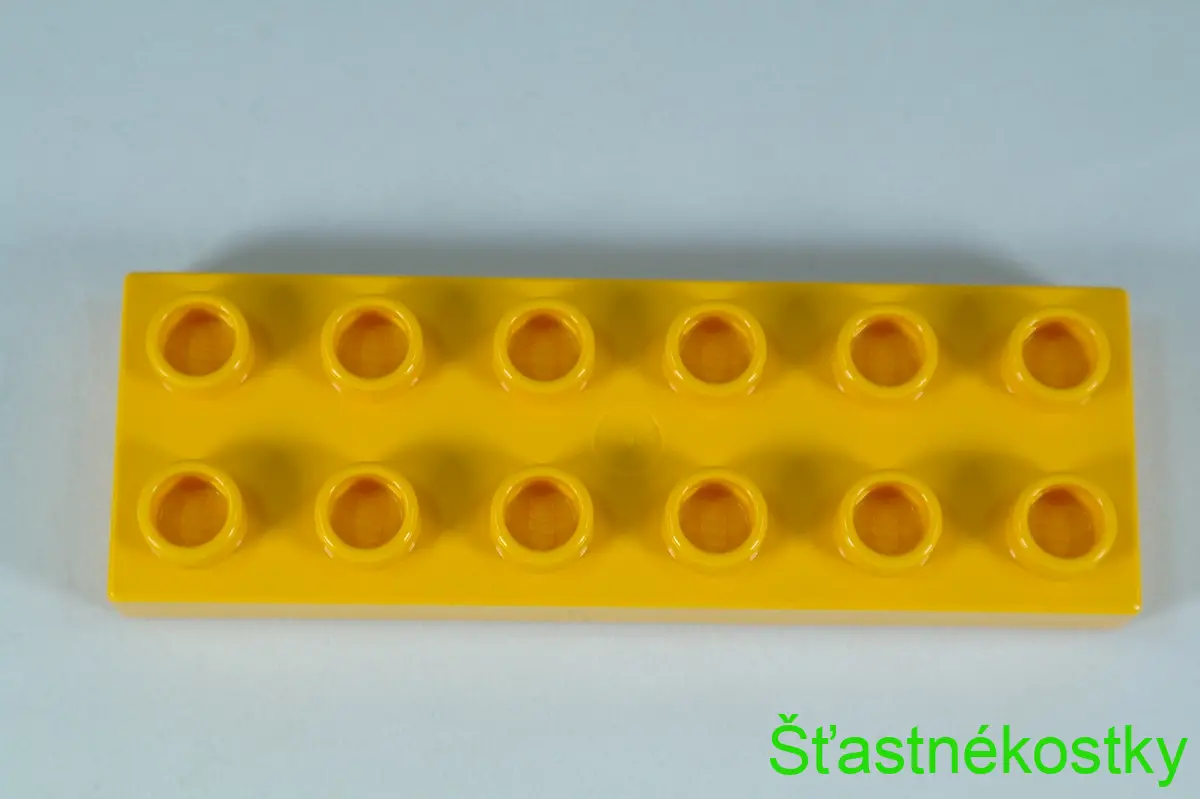 LEGO® DUPLO® kostka/deska 2x6 tenká
