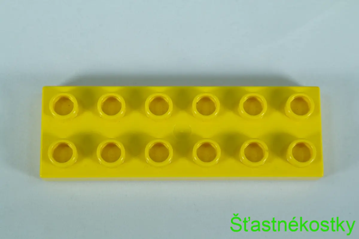LEGO® DUPLO® kostka/deska 2x6 tenká