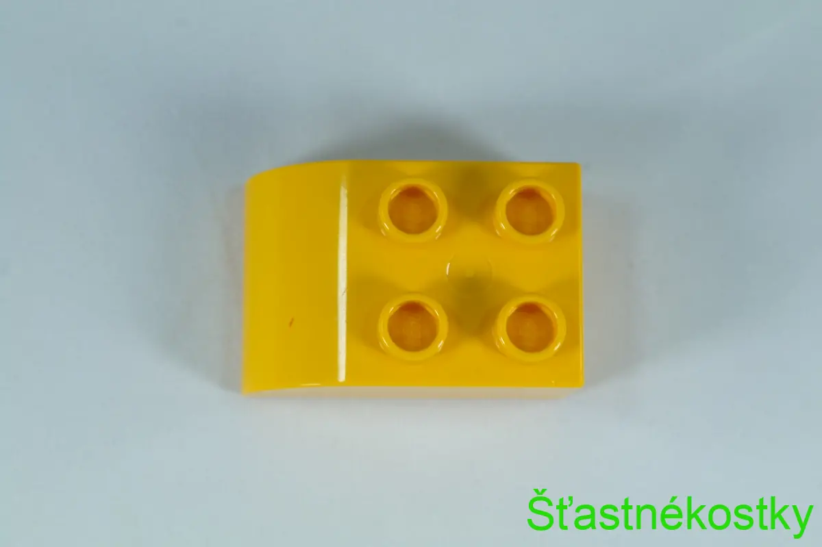 LEGO® DUPLO® cihla 2x3 se zakřivenou horní částí