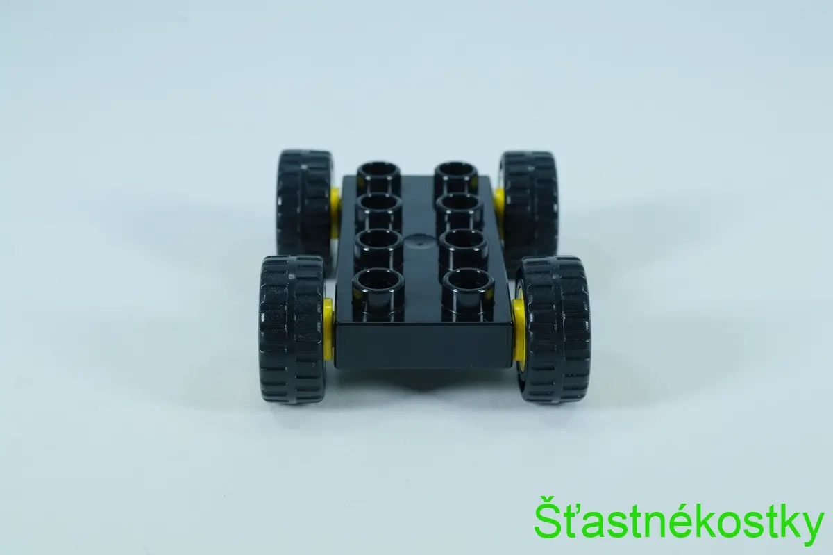 LEGO® DUPLO® základ vozu 2x4 se žlutými koly