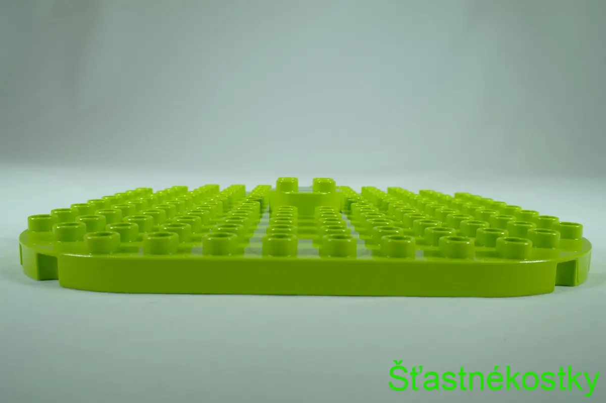 LEGO® DUPLO® deska 12x12 zaoblené rohy se zdviženým středovým válcem 2 x 2