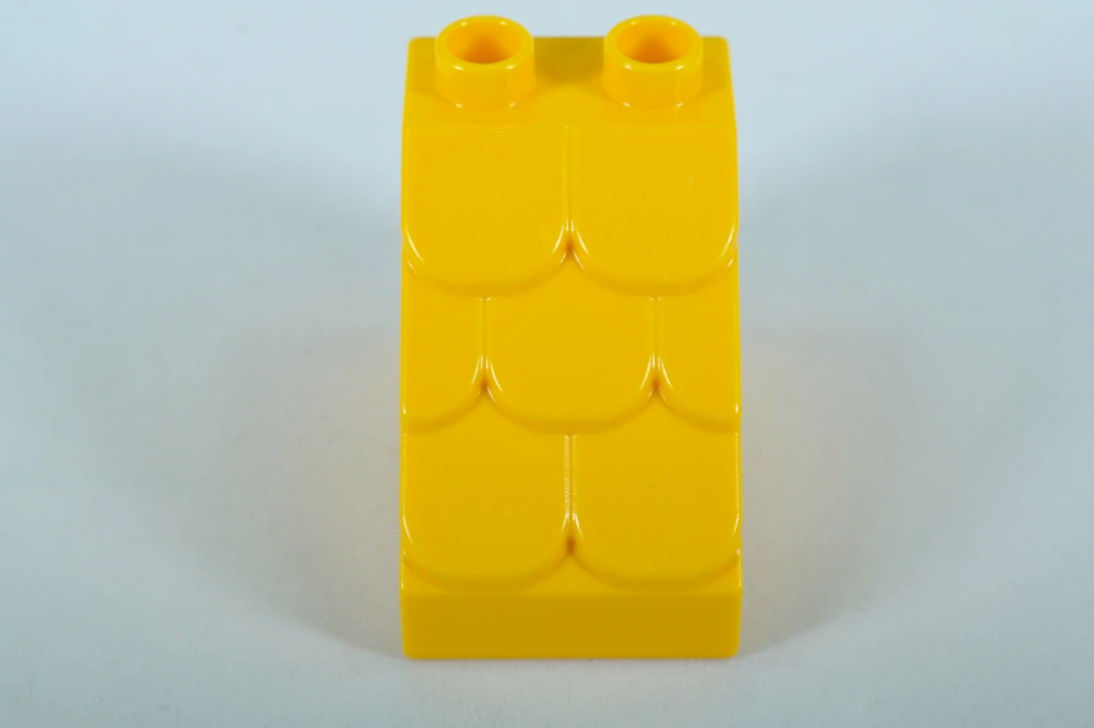 LEGO® DUPLO® kostka/cihla 3x2x2 šikmá se šindelovým profilem