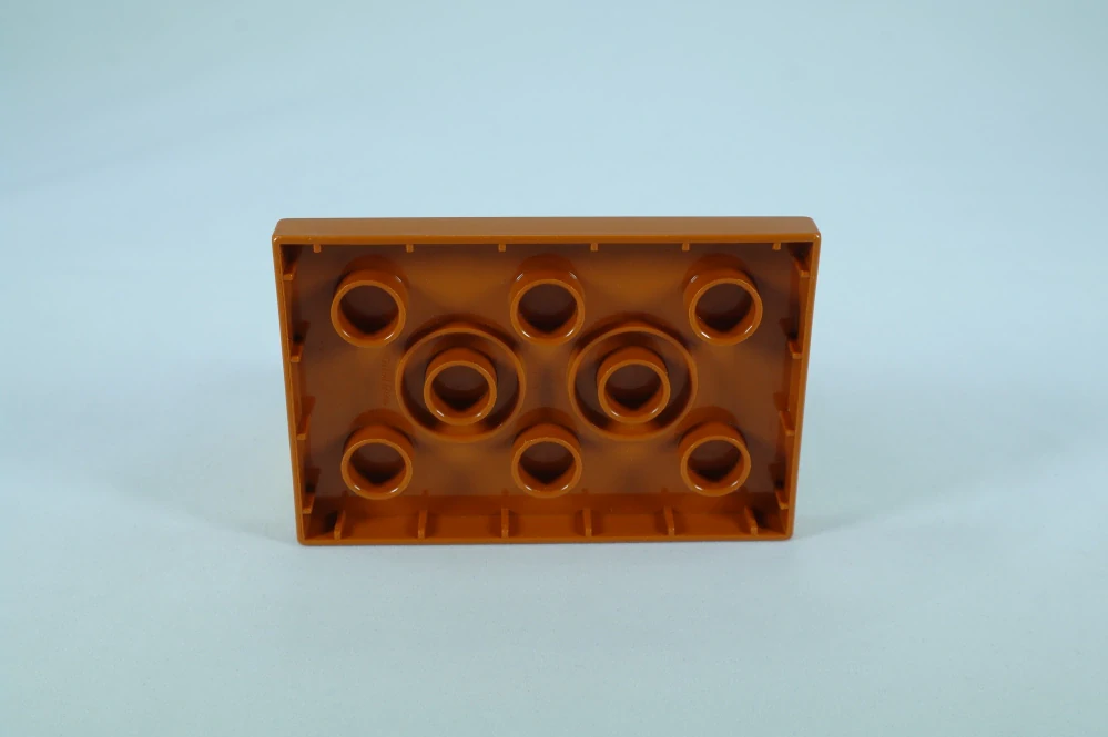 LEGO® DUPLO® deska, dlaždice 4x6 - tmavě oranžová