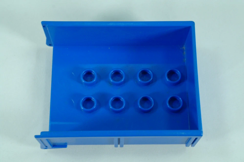 LEGO® DUPLO® korba vozu 2x4 bez zadního víka/bočnice - modrá