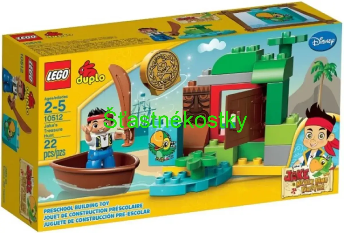 LEGO® DUPLO® 10512 Jakeova honba za pokladem
