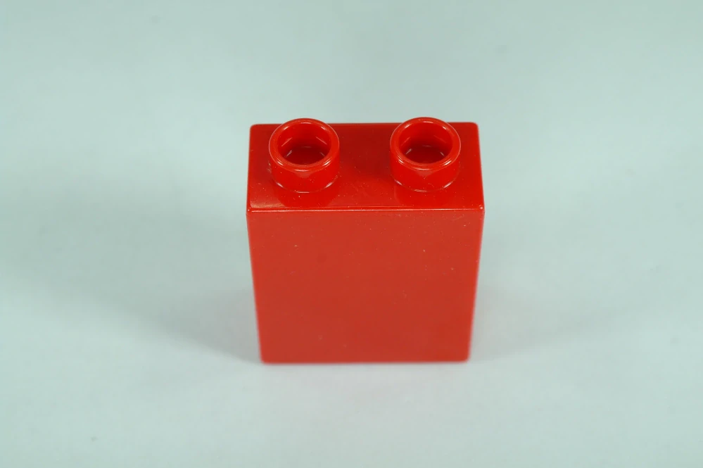 LEGO® DUPLO® kostka/cihla 1x2x2 červená 