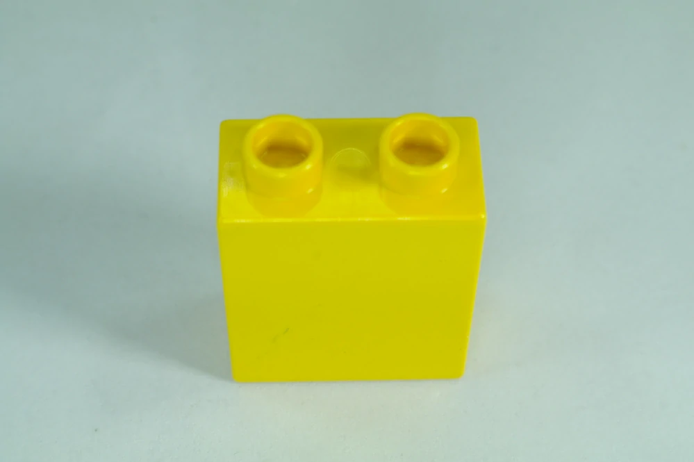 LEGO® DUPLO® kostka/cihla 1x2x2 žlutá