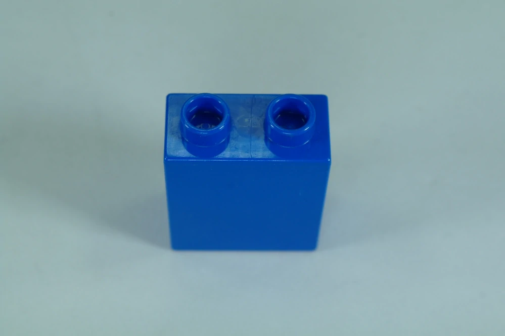 LEGO® DUPLO® kostka/cihla 1x2x2 modrá