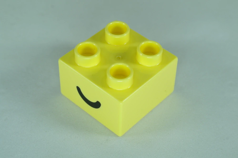 LEGO® DUPLO® cihla 2x2 se vzorem otevřeného a zavřeného oka