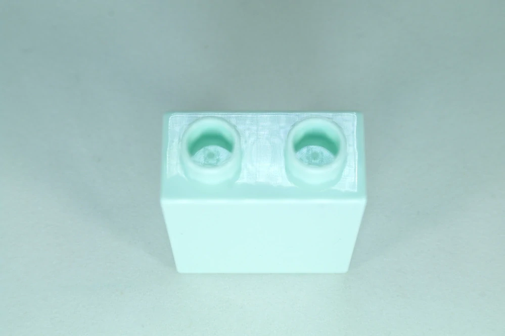 LEGO® DUPLO® kostka/cihla 1x2x2 světlá aqua