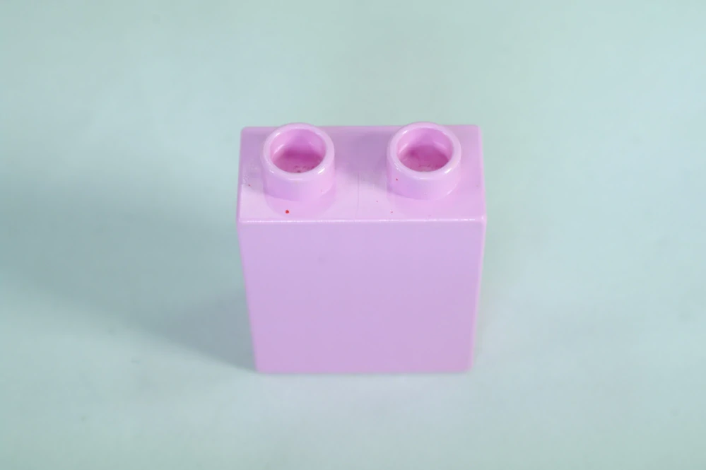 LEGO® DUPLO® kostka/cihla 1x2x2 jasně zelená