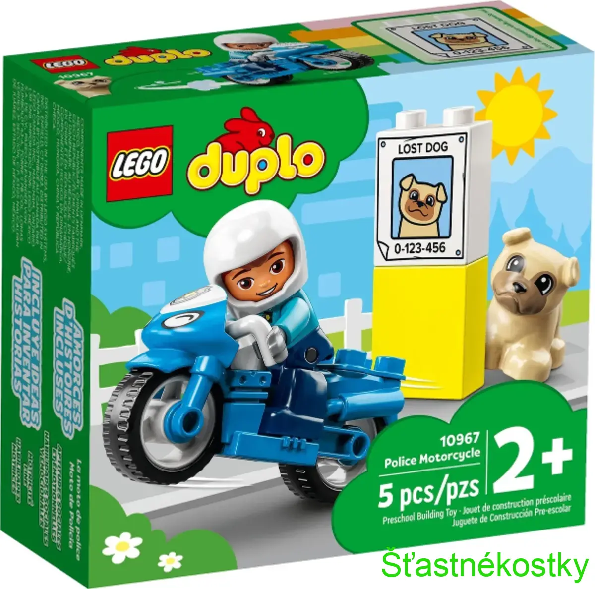 LEGO® DUPLO® 10967 Policejní motorka