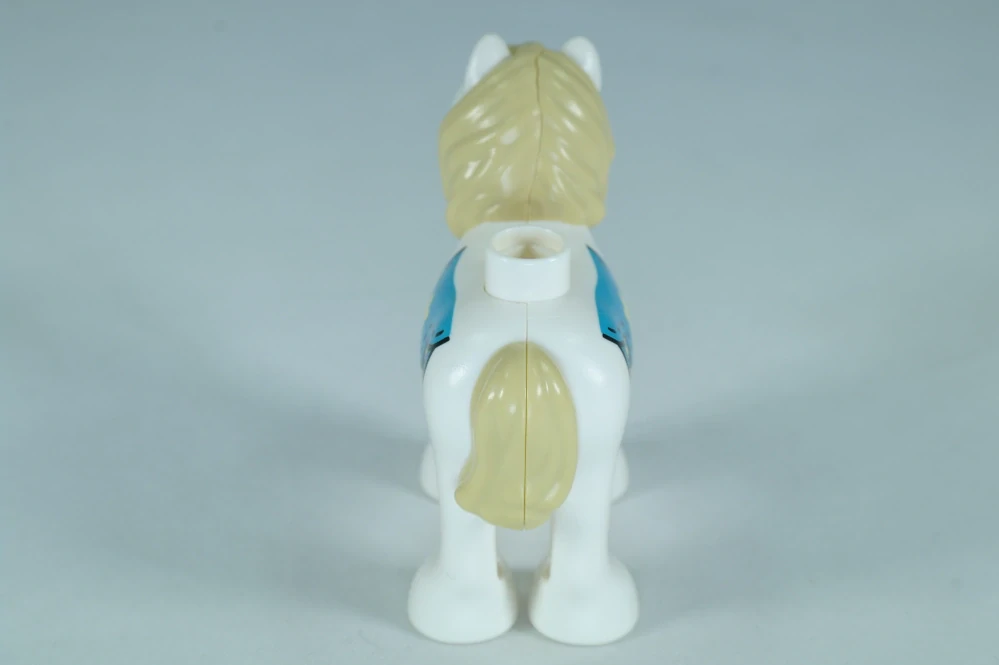 LEGO® DUPLO® hříbě/pony s béžovou hřívou a žlutou hvězdou na sedle
