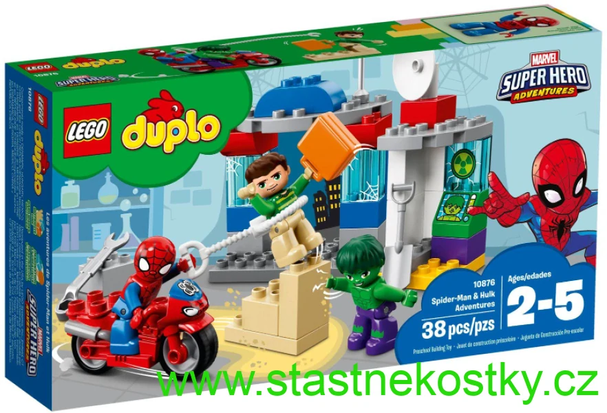LEGO® DUPLO® 10876 Dobrodružství Spider-Mana a Hulka
