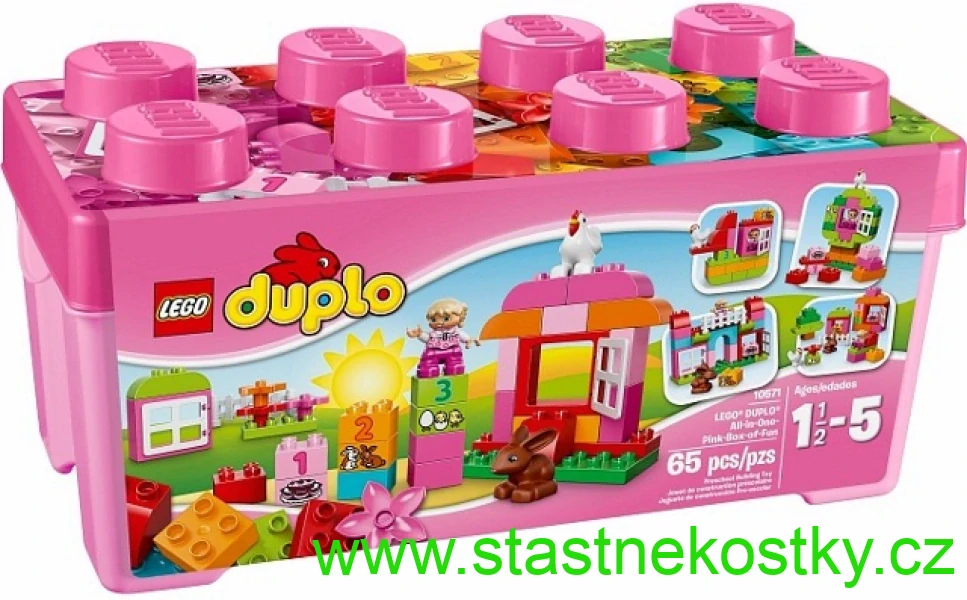 LEGO® DUPLO® 10571 Růžový box plný zábavy