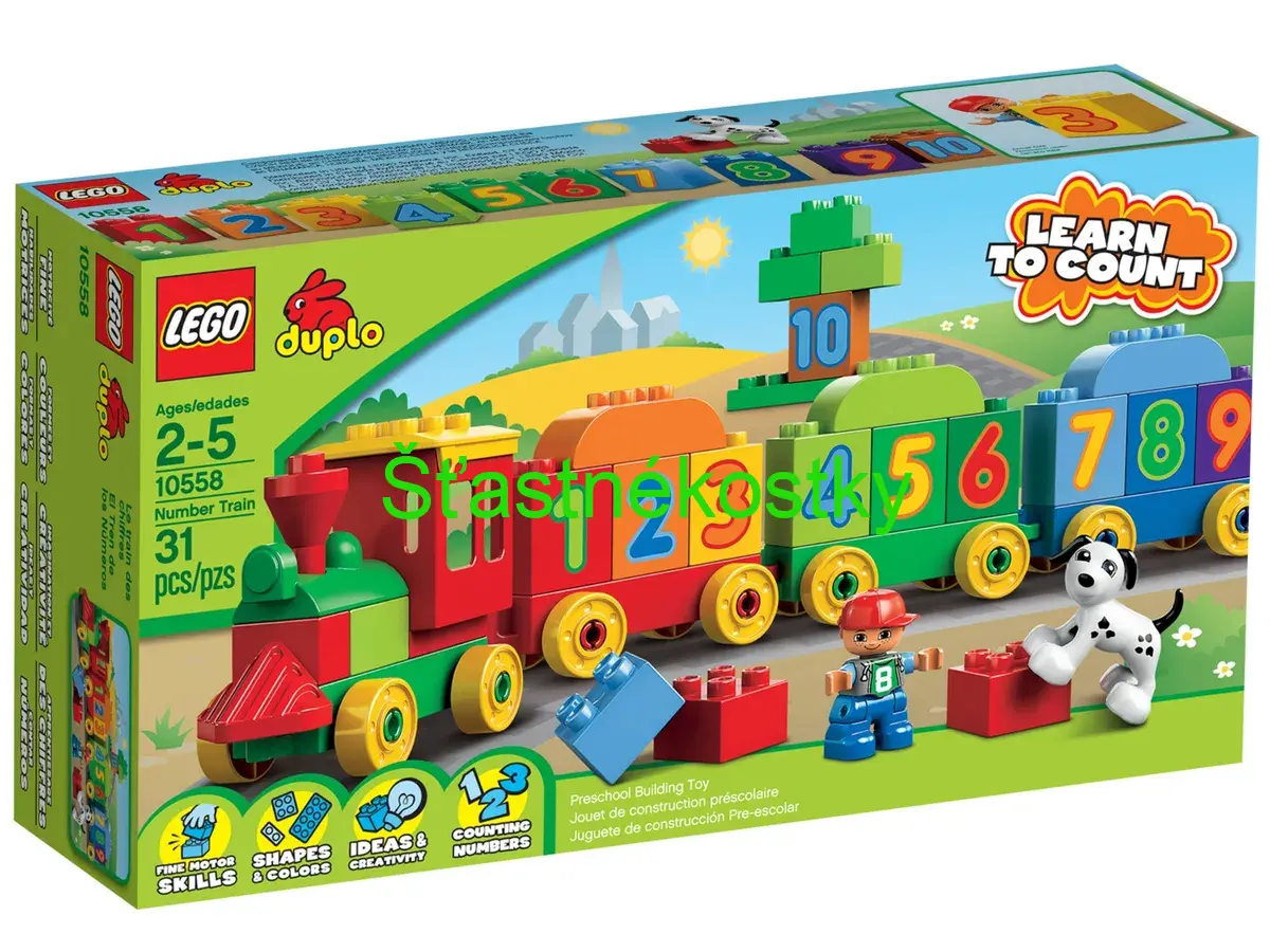 LEGO® DUPLO® 10558 Vláček plný čísel