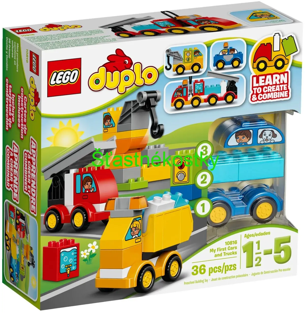 LEGO® DUPLO® 10816 Moje první osobní a nákladní automobily