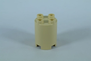 LEGO® DUPLO® kostka/cihla kulatá 2x2x2 -  béžová (tan)