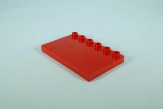 LEGO® DUPLO® deska, dlaždice 4x6 - červená