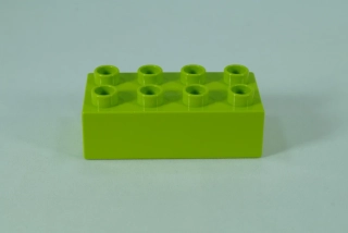 LEGO® DUPLO® kostka/cihla 2x4 - limetka