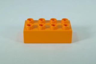 LEGO® DUPLO® kostka/cihla 2x4 - oranžová
