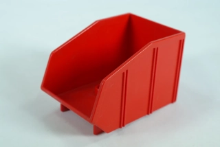 LEGO® DUPLO® korba vozu vysoká, se šikmým koncem - červená
