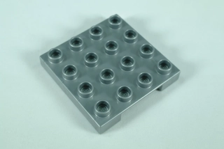 LEGO® DUPLO® paleta 4x4 - perleťové stříbro