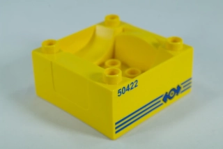 LEGO® DUPLO® základna vlakové kabiny/tendru s lokomotivním vzorem 50422