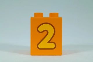 LEGO® DUPLO® čísla 2x2x2 oranžová - 2
