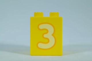 LEGO® DUPLO® čísla 2x2x2 žlutá - 3