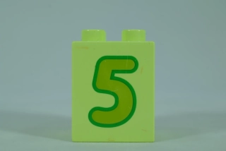 LEGO® DUPLO® čísla 2x2x2 jasně žlutá - 4