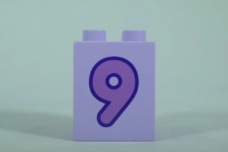 LEGO® DUPLO® čísla 2x2x2 levandulová - 9