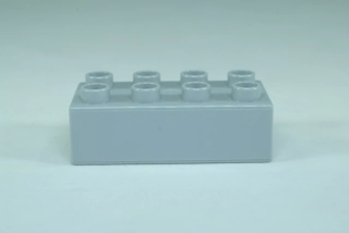 LEGO® DUPLO® kostka/cihla 2x4 - světle šedá
