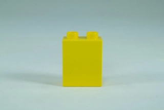 LEGO® DUPLO® kostka/cihla 1x2x2 žlutá