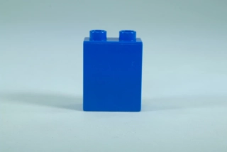 LEGO® DUPLO® kostka/cihla 1x2x2 modrá